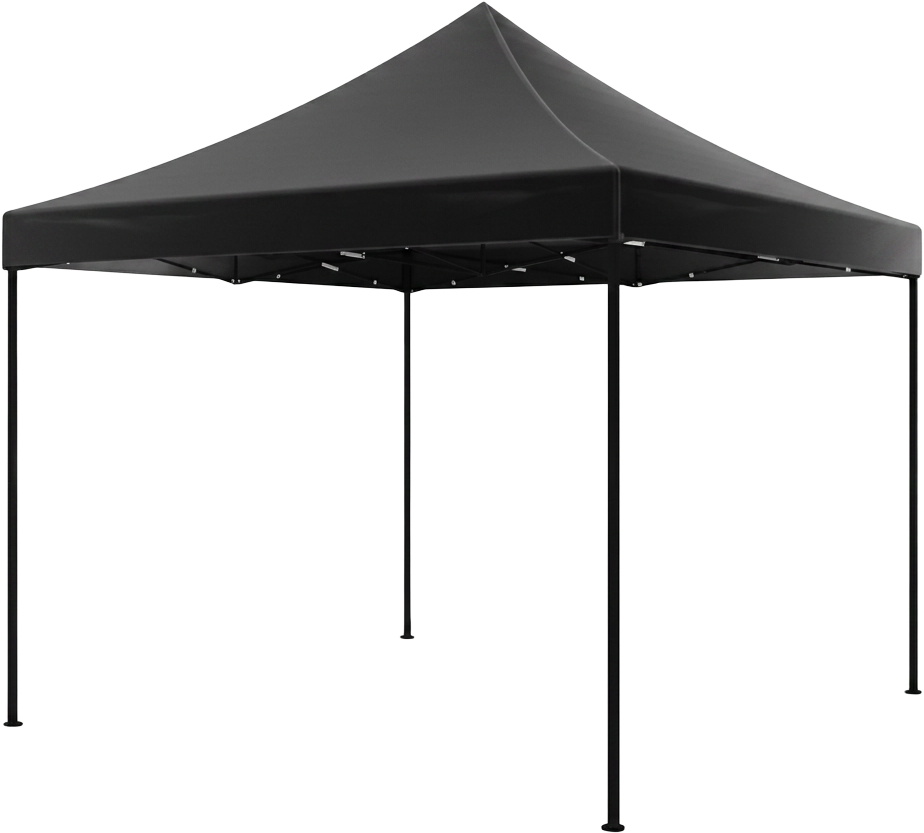 Zwarte easy up tent 3x3 meter huren bij een discotent van Clubinjetuin.nl
